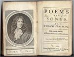 1682 Poems & Songs. By Thomas Flatman. The Third Edition.